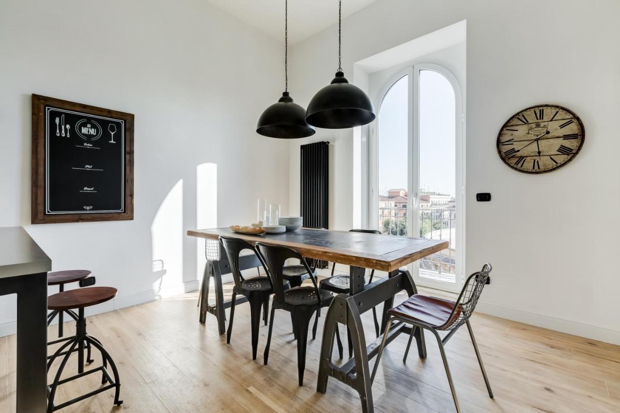Bmga L Glam Industrial 3-Bed Apartment In Termini Rome Exterior photo