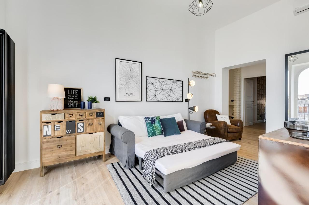Bmga L Glam Industrial 3-Bed Apartment In Termini Rome Exterior photo