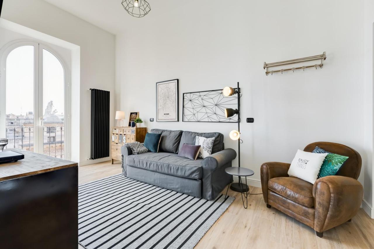 Bmga L Glam Industrial 3-Bed Apartment In Termini Rome Exterior photo